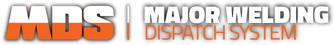 Major Welding Dispatch System Logo
